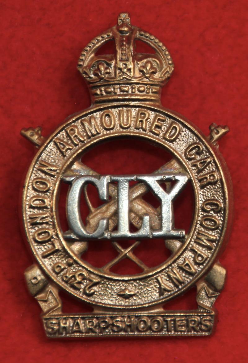 23rd London Armoured Car Co Cap Badge