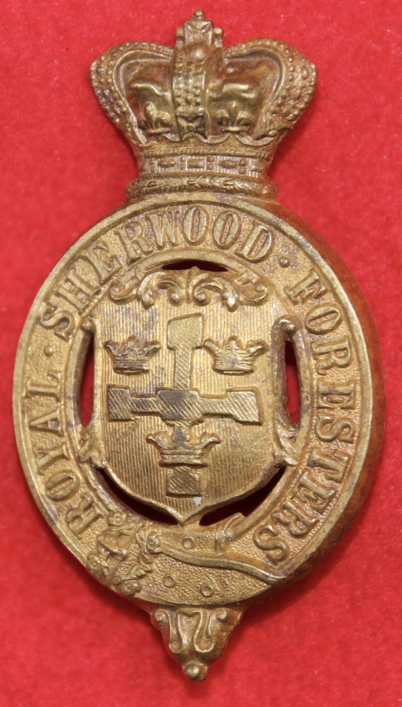 Royal Sherwood Foresters Glengarry Badge