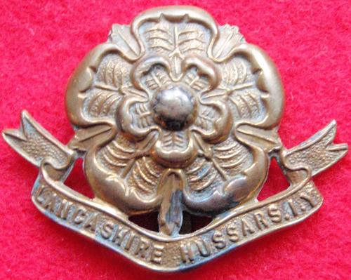 Lancashire Hussars IY Cap Badge