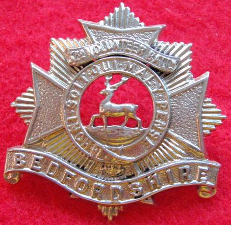 3rd VB Bedfordshire Regiment Cap Badge