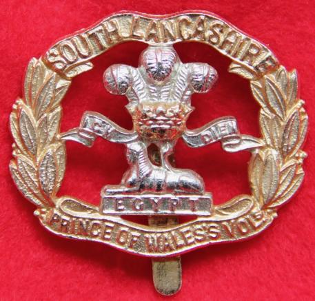 Anodised South Lancashire Regt Cap Badge