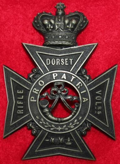 Dorset Rifle Volunteers Officer's Helmet Plate
