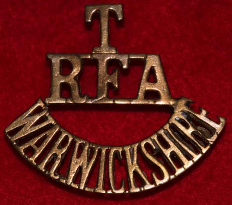 T/RFA/Warwickshire Shoulder Title