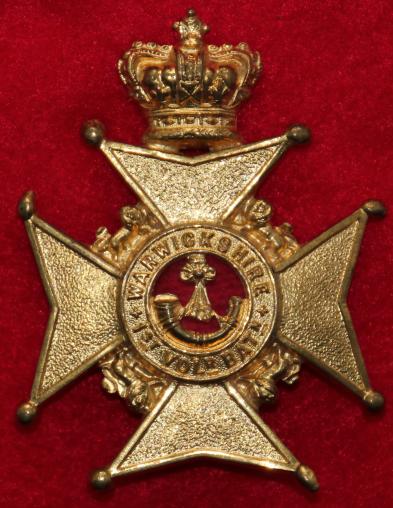 1st VB Warwickshire Glengarry Badge