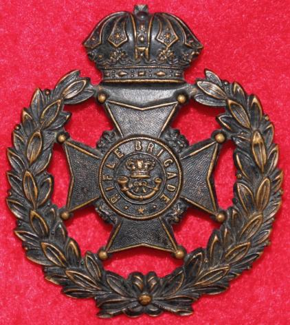 British Army Badges Rifle Brigade Militia Glengarry Badge