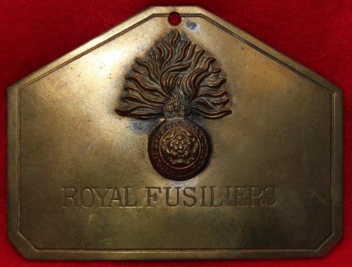 Royal Fusiliers Bedplate