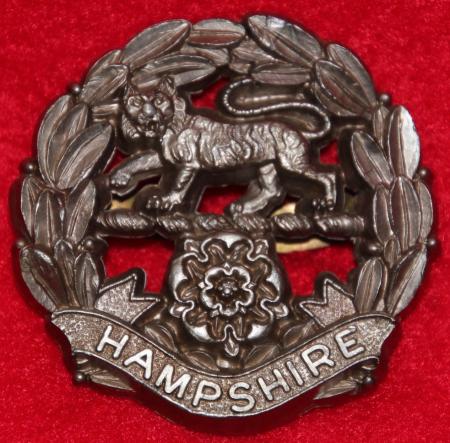 Hampshire Regt Plastic Cap Badge