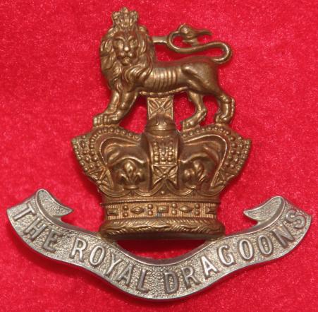 Victorian Royal Dragoons Cap Badge