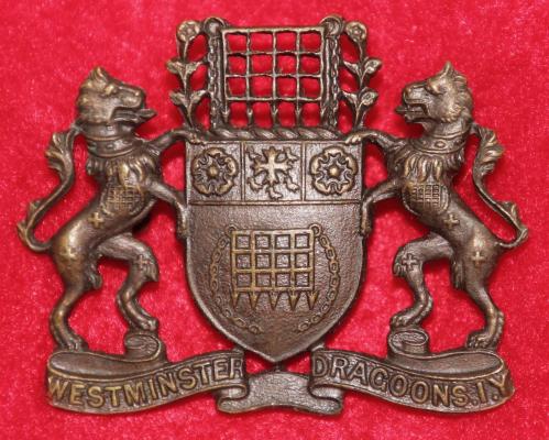 Westminster Dragoons IY OSD Collar Badge