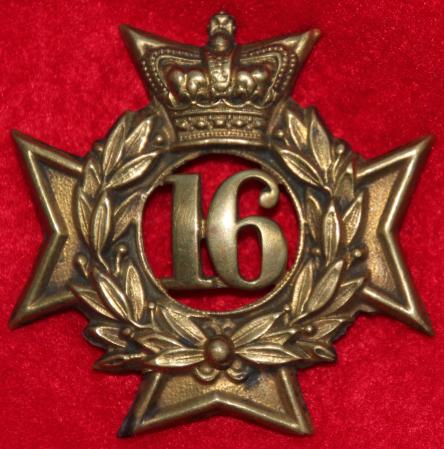 16th Foot Glengarry Badge