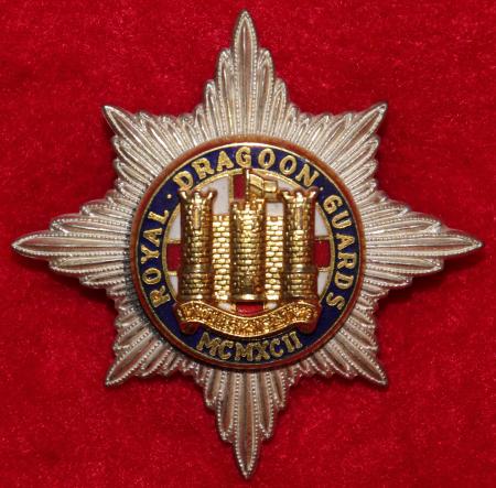 Royal Dragoon Guards Officer's Cap Badge