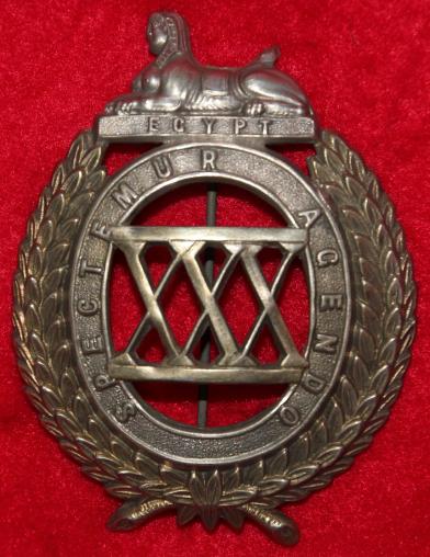30th Foot Glengarry Badge