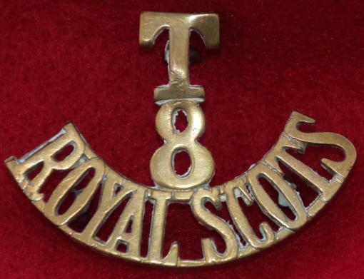 T/8/Royal Scots Shoulder Title