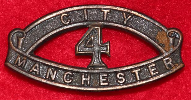 4th City of Manchester Shoulder Title