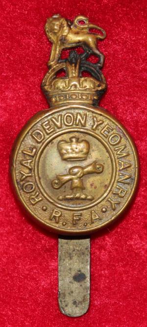 Royal Devon Yeomanry (RFA) Cap Badge