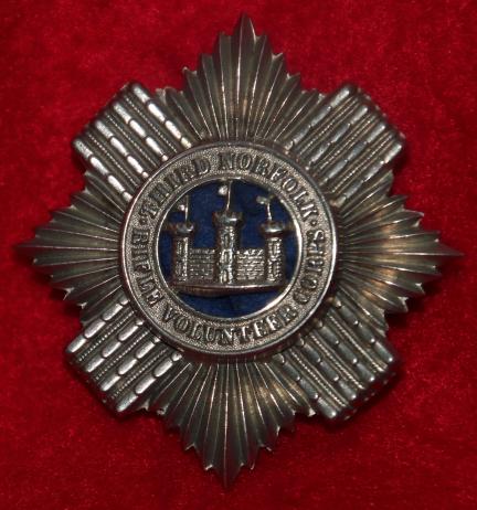 3rd Norfolk RVC NCO/Officer's Glengarry Badge