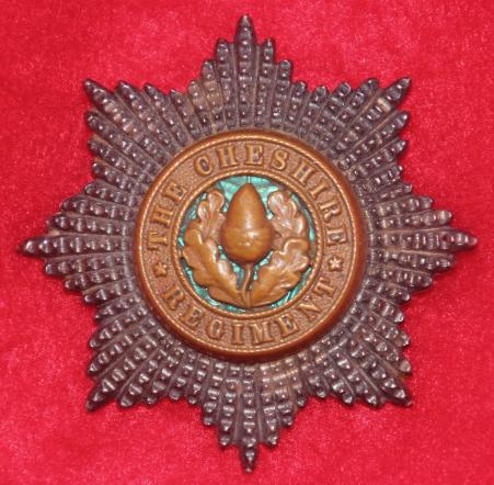 Cheshire Regiment Officer's Cap Badge