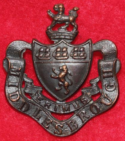 Middlesborough VTC Cap Badge