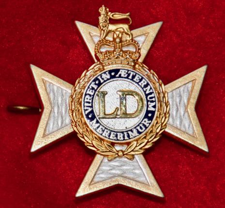 Light Dragoons Officer's Cap Badge