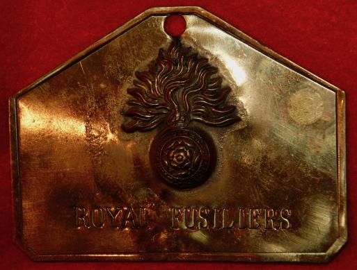 Royal Fusiliers Bedplate