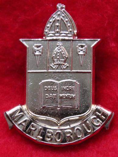 Anodised Marlborough College Cap Badge