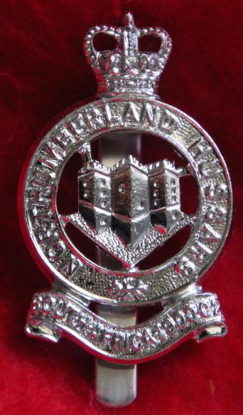 Anodised Northumberland Hussars Cap Badge