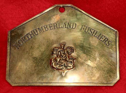 Northumberland Fusiliers Bedplate