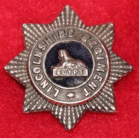 Lincolnshire Regt (Vols) Officer's Cap Badge