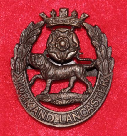 York & Lancs Regt OSD Cap Badge