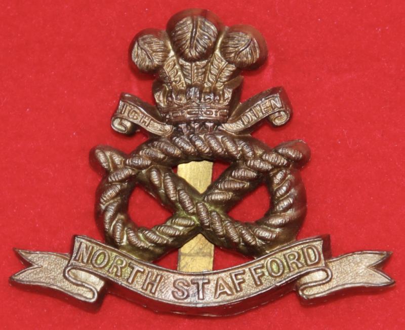 North Staffs Plastic Cap Badge