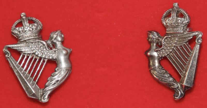 16th/5th Lancers Officer's Collar Badges