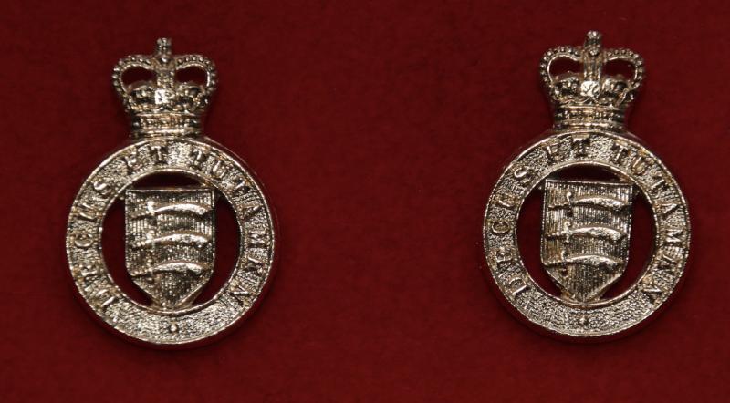 Anodised Essex Yeomanry Collar Badges