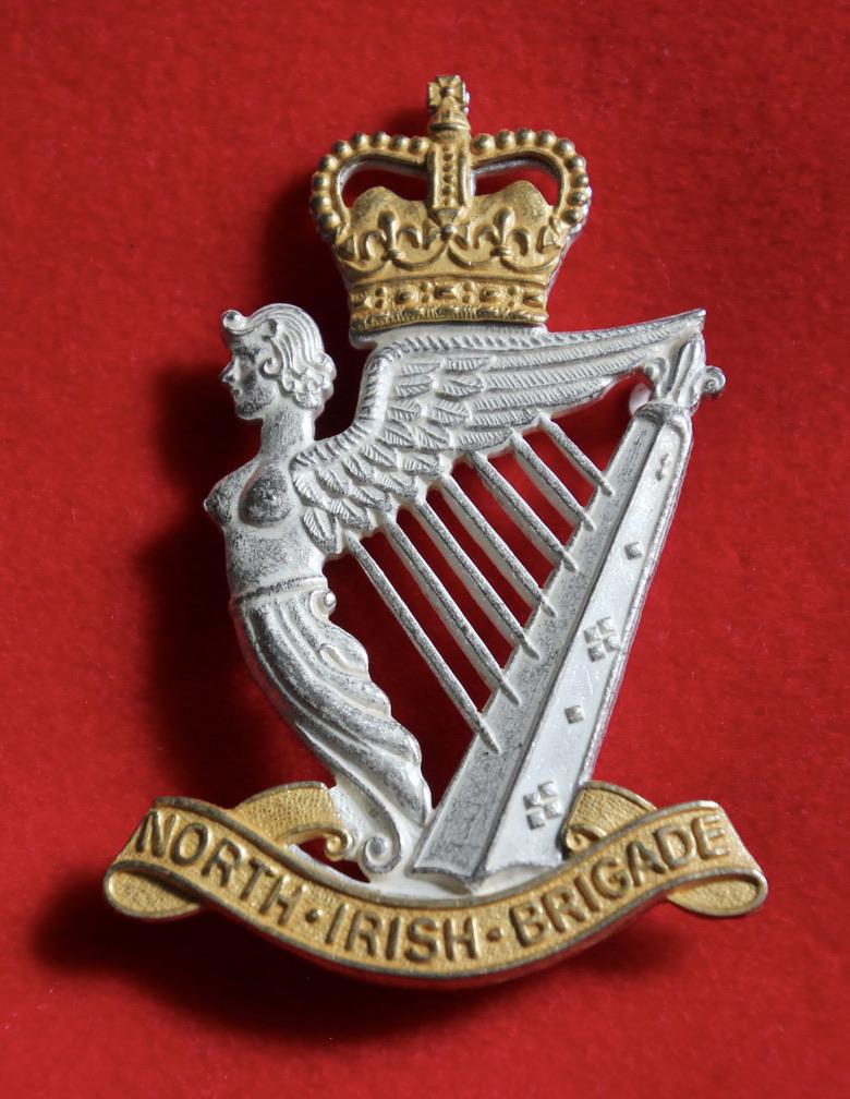 North Irish Brigade Piper's Caubeen Badge