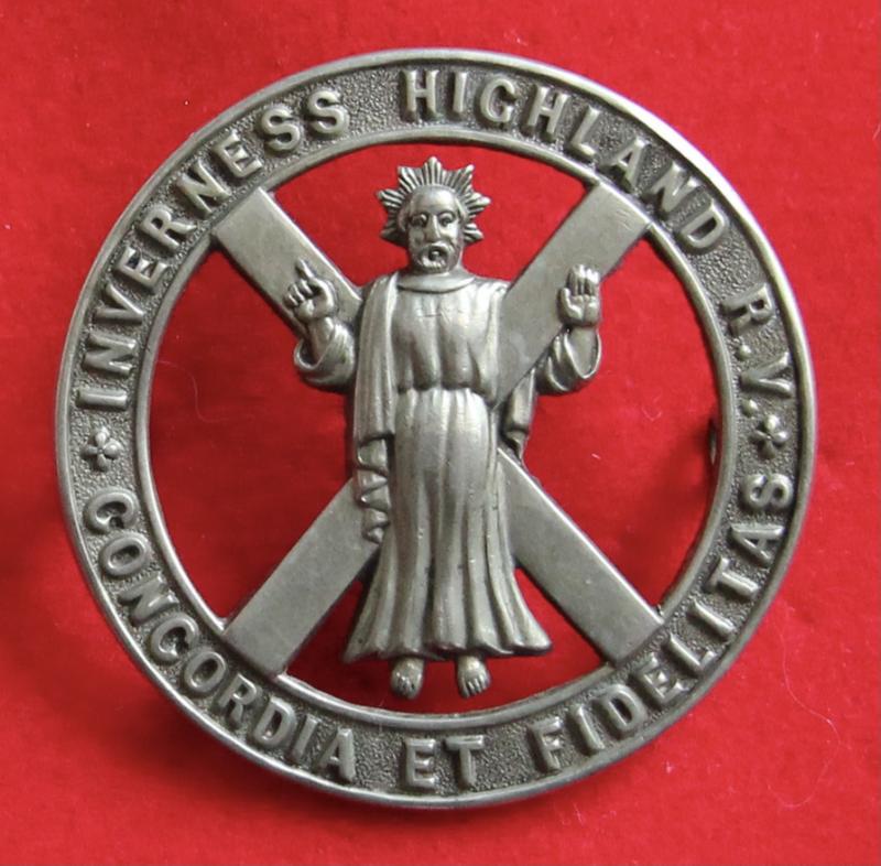 1st Inverness Highland RV NCO's Glengarry Badge