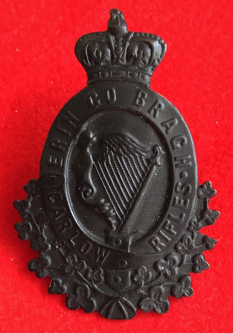 Carlow Rifles Glengarry Badge