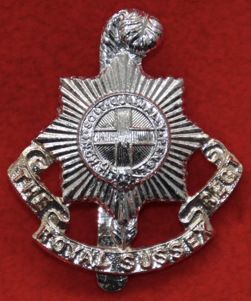 Anodised Royal Sussex Cap Badge