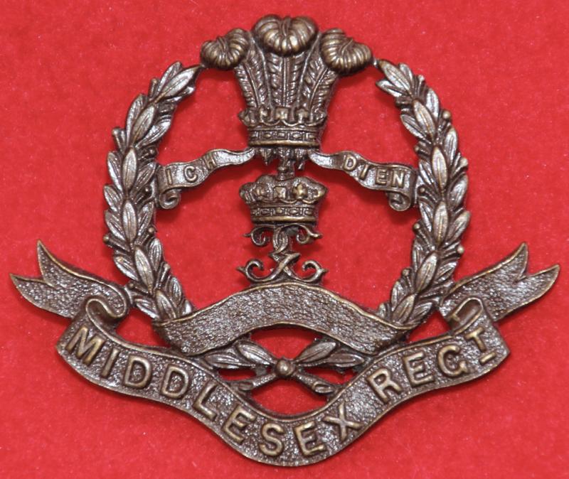 10th Middlesex Regt OSD Collar Badge