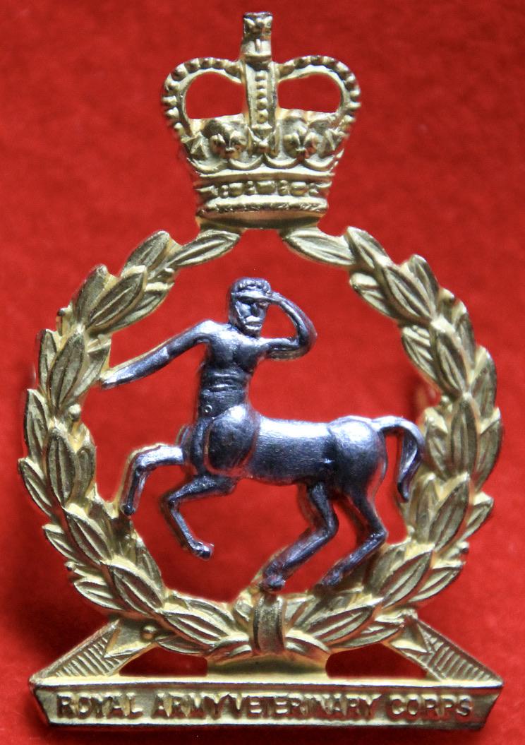 RAVC Officer's Cap Badge