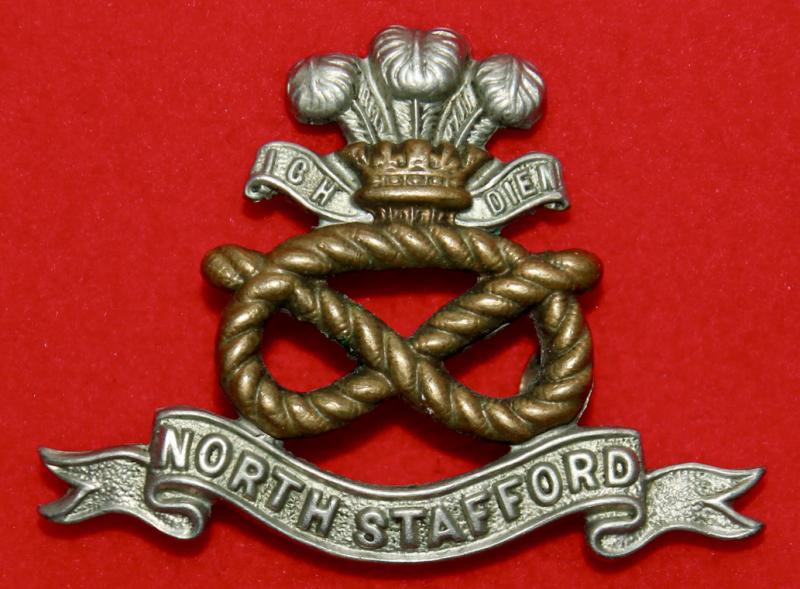 North Staffs Regt Cap Badge