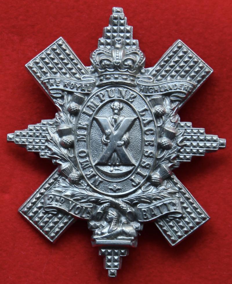 2nd VB BW Glengarry Badge