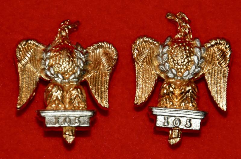 1st Dragoons Collar Badges