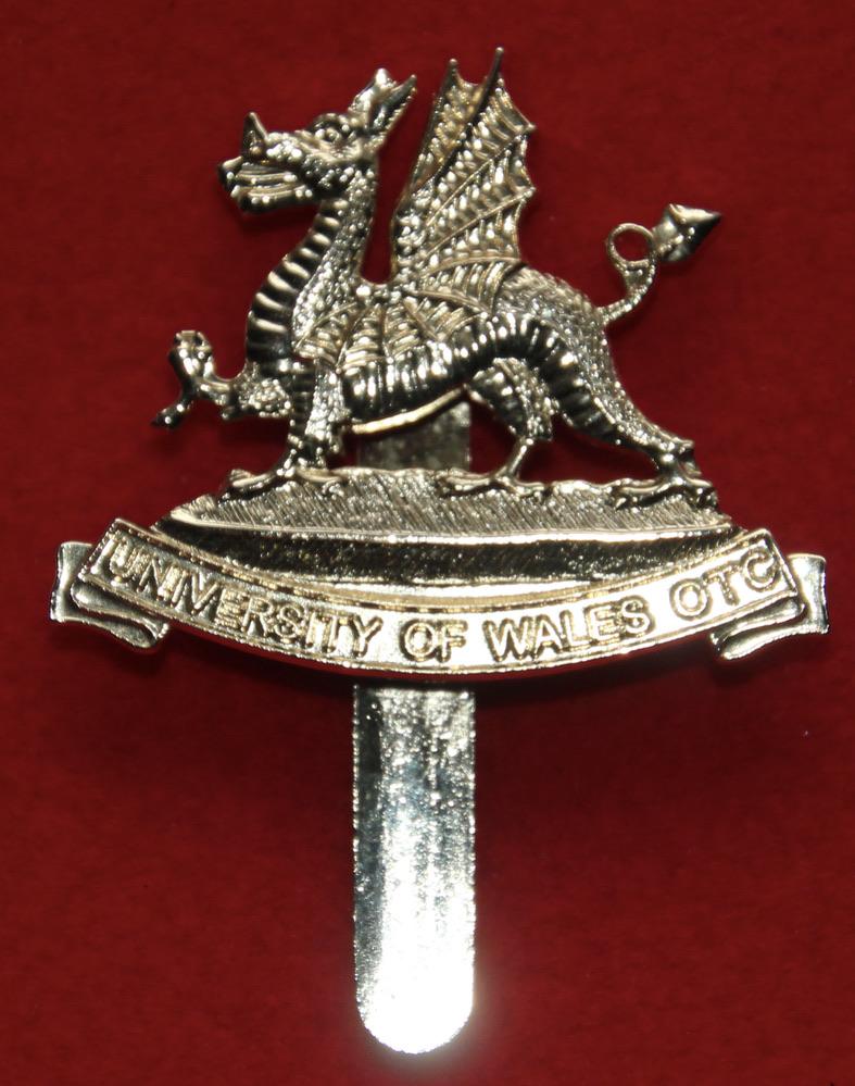 Anodised University of Wales OTC Cap Badge