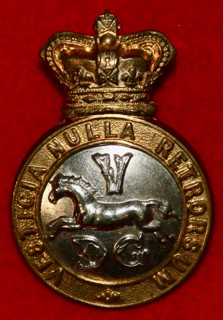 Victorian 5th DG Cap Badge