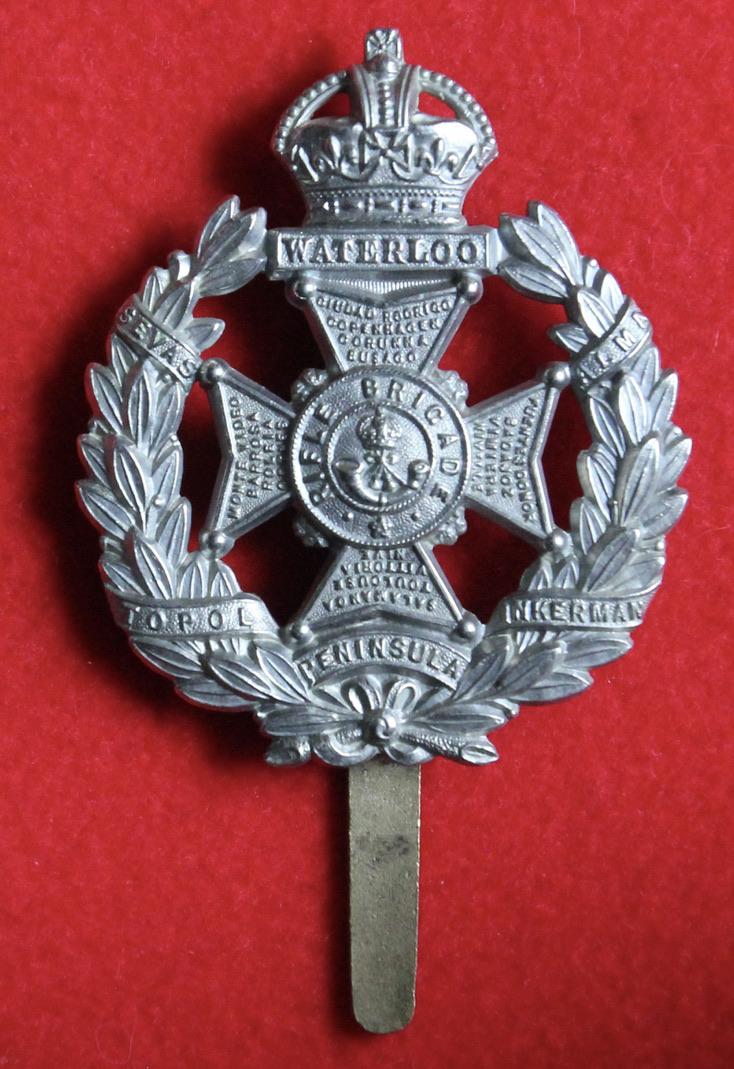 Rifle Brigade 1903-10 Cap Badge