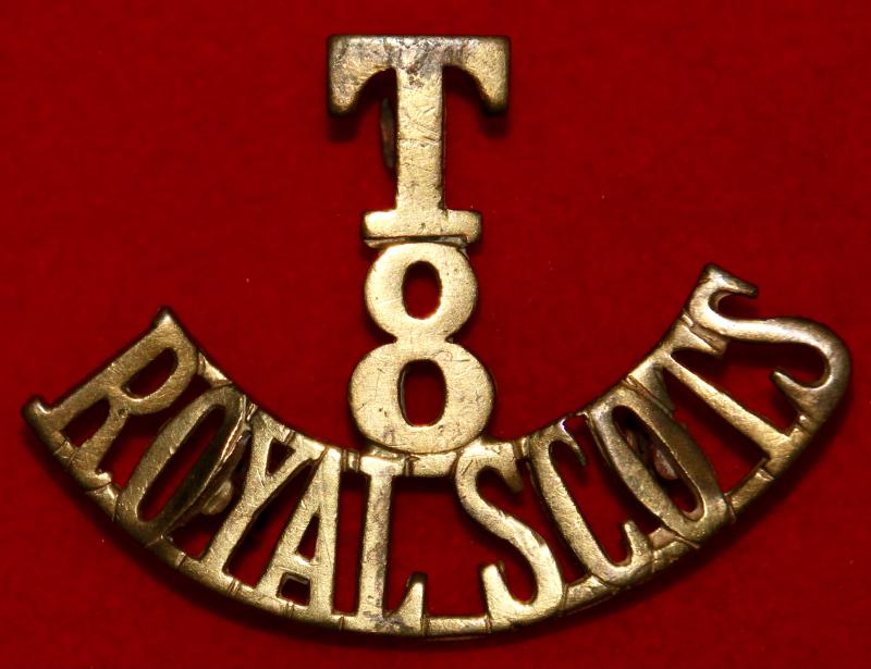 T/8/Royal Scots Shoulder Title