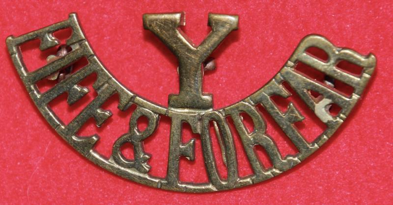 Y/Fife & Forfar Shoulder Title