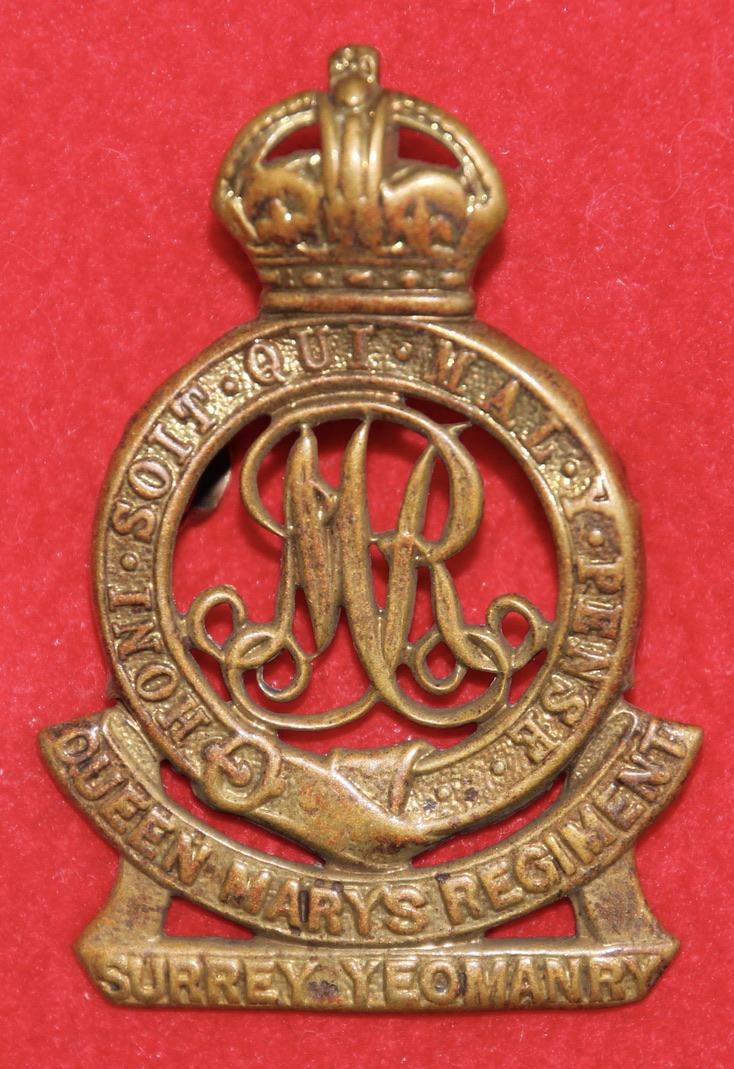Surrey Yeomanry Cap Badge