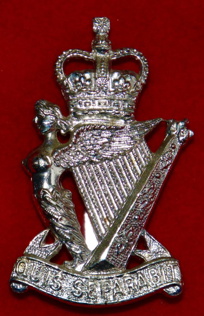 Anodised Royal Ulster Rifles Cap Badge
