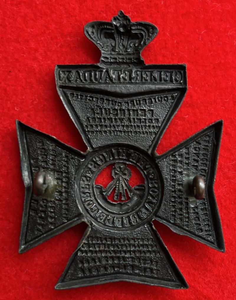 KRRC Post-1881 Glengarry Badge