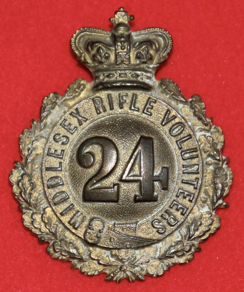 24th Middlesex RV Glengarry Badge